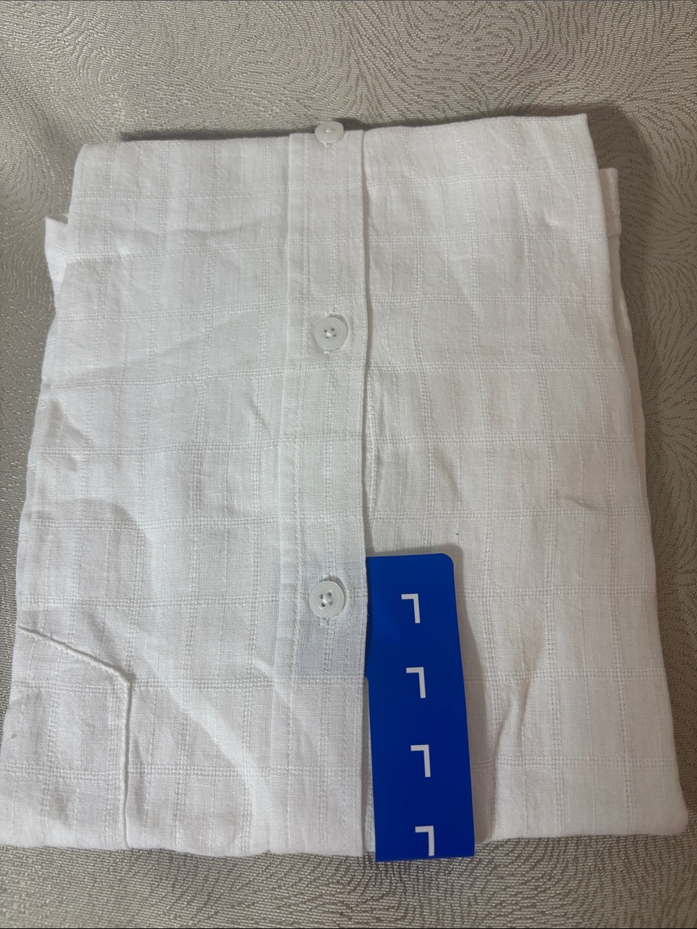 Weatherproof White Men's Button-Down Casual short sleeve Shirt 0382 - Picture 3 of 4